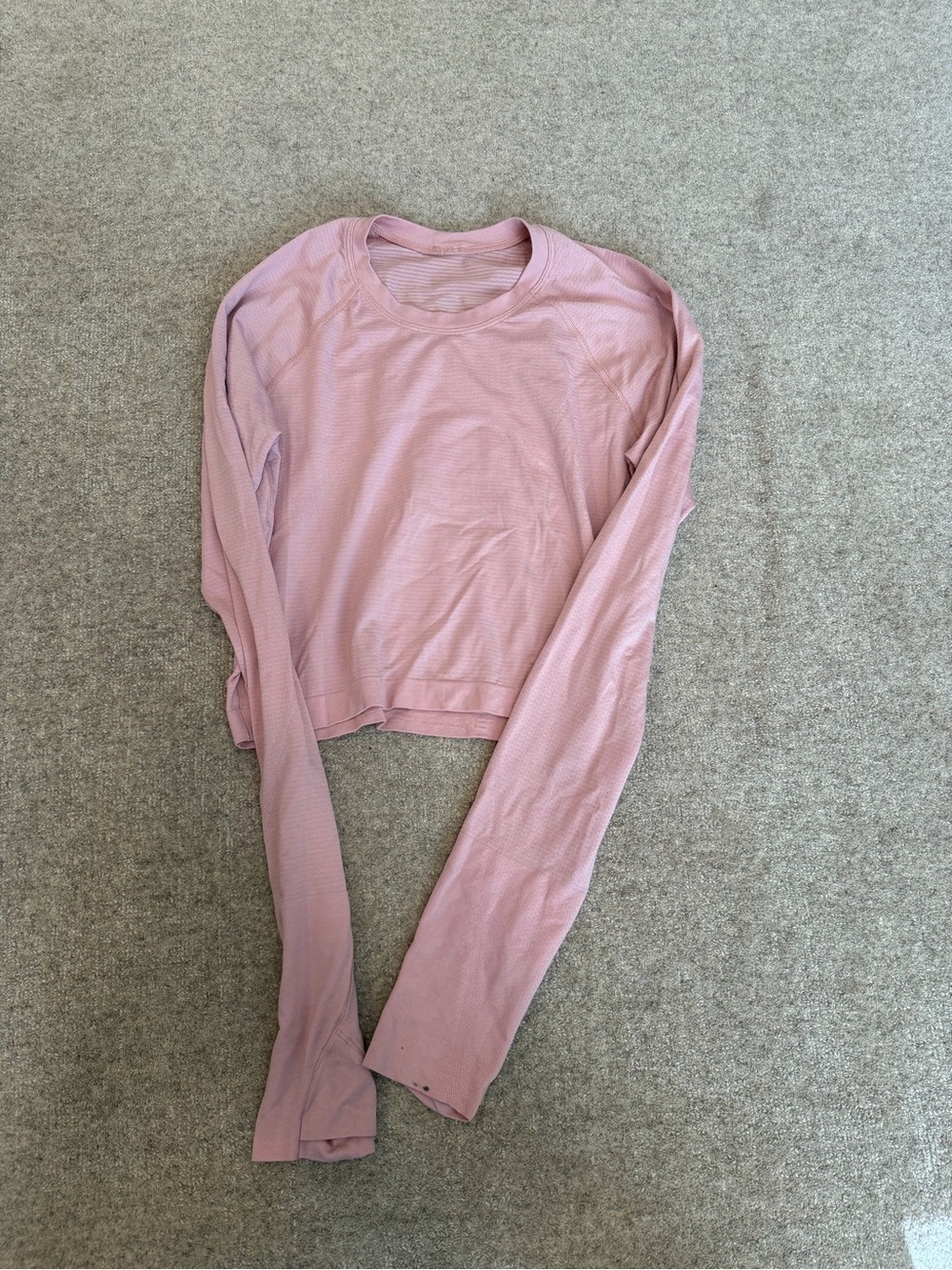 Lululemon x peloton Swiftly Tech Cropped Long-Sleeve